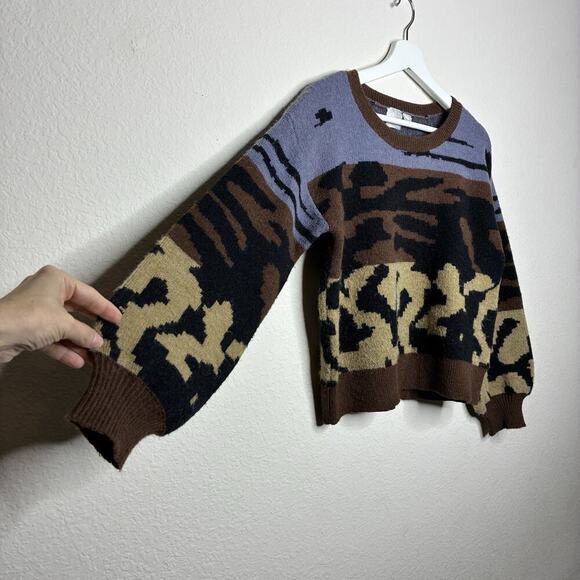 Zero Degrees Celcius Abstract Animal Sweater S - Picture 5 of 10